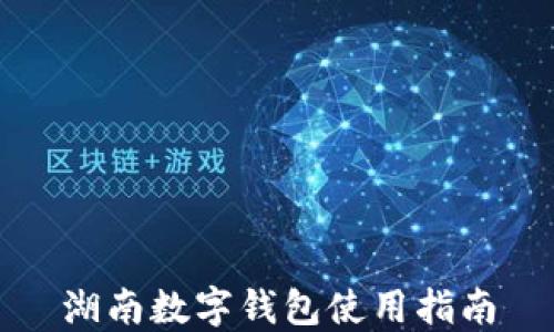 
湖南數(shù)字錢包使用指南